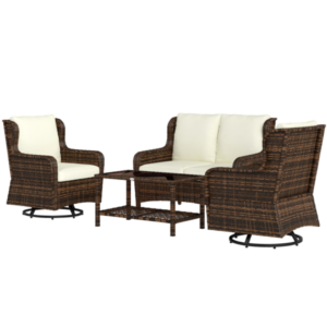 Pieces Four-Piece Patio Conversation Set